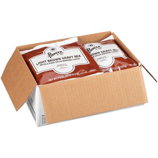 Pioneer Pioneer Light Brown Gravy Mix 11.3 oz., PK6 - 94541