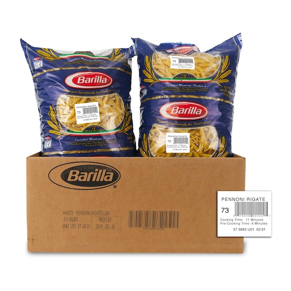 Barilla Barilla Pennoni Rigati Bulk Pasta 160 oz. Pack, PK2 - 1000440073
