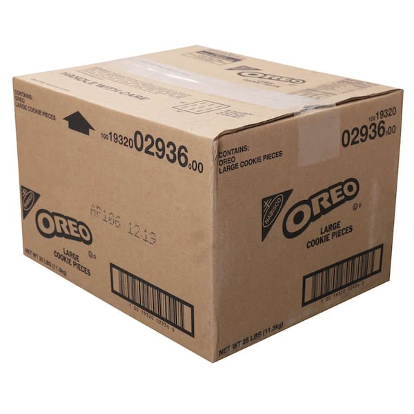 Oreo Oreo Large Pieces With Filling 25lbs - 02936