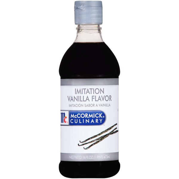 Mccormick McCormick Vanilla Flavor Imitation 1 Pint Bottle, PK6 - 930606