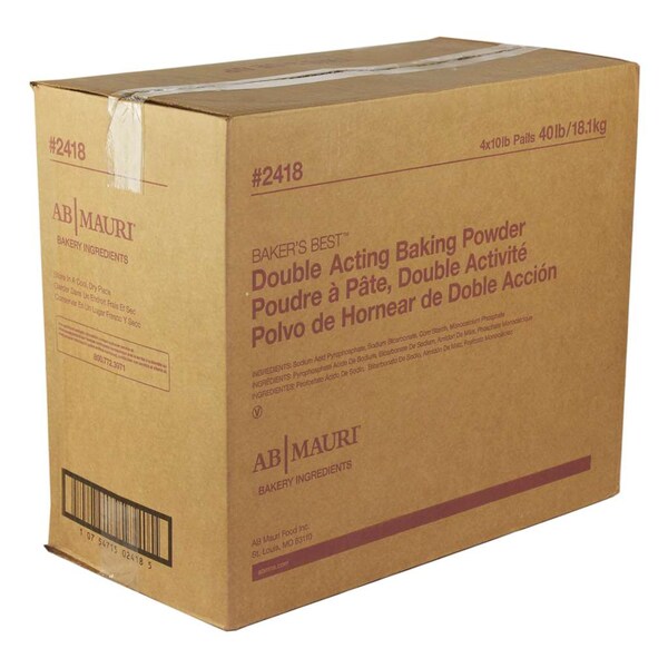Ab Mauri AB Mauri Benchmate Double Acting Baking Powder 10lbs, PK4 - 2418