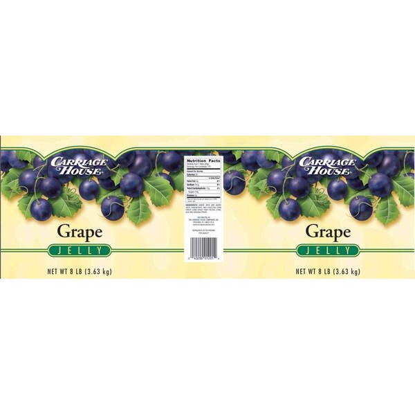 Carriage House Carriage House 8lbs Grape Jelly, PK6 - 84T122T4223