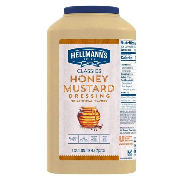 Hellmanns Hellman's Dressing/Condiment Classic Honey Mustard 1 gal. Jug, PK4 - 67346472