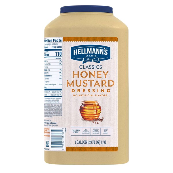 Hellmanns Hellman's Dressing/Condiment Classic Honey Mustard 1 gal. Jug, PK4 - 67346472