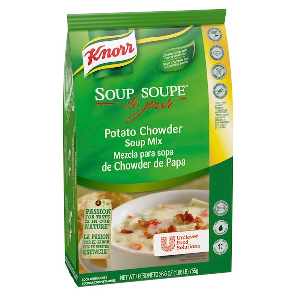 Knorr Knorr Soup Du Jour Potato Chowder Mix 26.6 oz., PK4 - 84126688