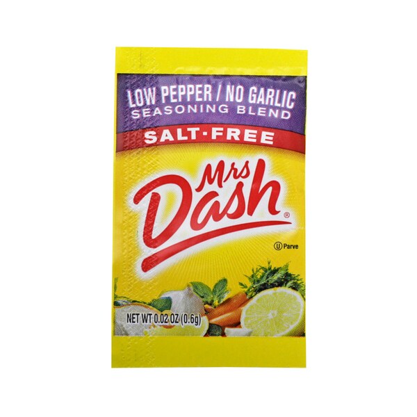 Mrs. Dash Mrs. Dash Low Pepper No Garlic Seasoning Blend .02 oz. Packet, PK500 - 80260537