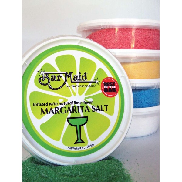 Bar Maid Bar Maid White Margarita Salt Infused With Lime 6 oz., PK12 - CR-102