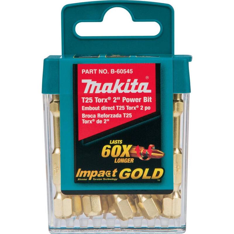 Punta de poder Impact GOLD T25 de 2 pulgadas Tic Tac (15 piezas) - B-60545