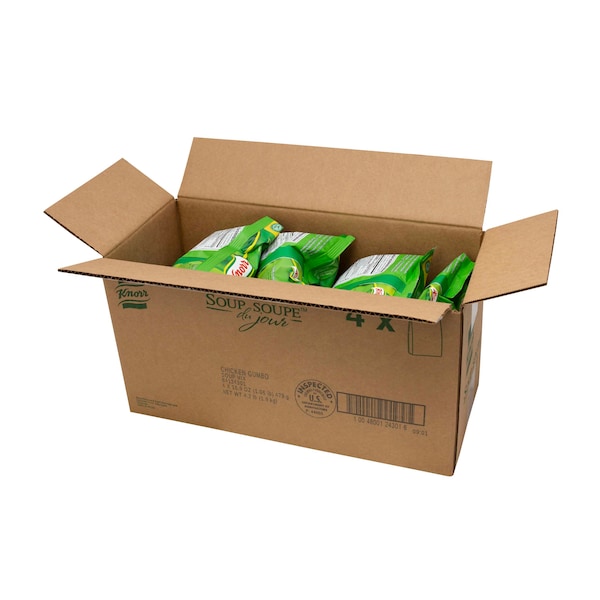 Knorr Knorr Soup Du Jour Chicken Gumbo Mix 16.9 oz., PK4 - 84124301