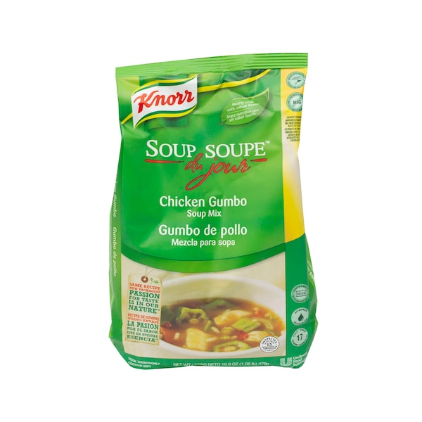 Knorr Knorr Soup Du Jour Chicken Gumbo Mix 16.9 oz., PK4 - 84124301