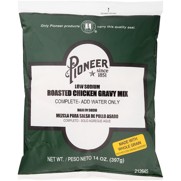 Pioneer Pioneer Low Sodium Roasted Chicken Gravy Mix 14 oz., PK6 - 212645