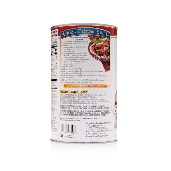 Campbells Ready To Serve Brown Gravy 50 oz., PK12 - 000027148