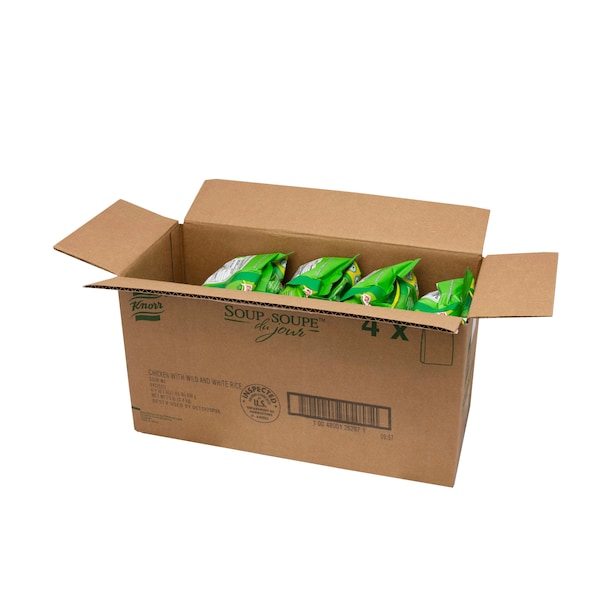 Knorr Knorr Soup Du Jour Chicken With Wild And White Rice Mix 30.2 oz., PK4 - 84125321