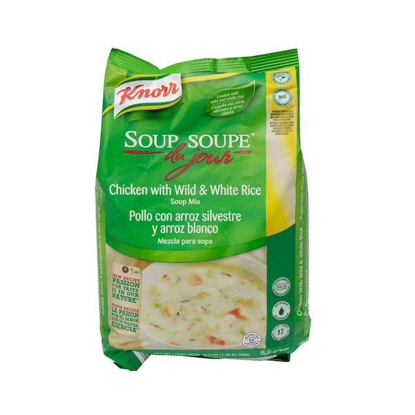 Knorr Knorr Soup Du Jour Chicken With Wild And White Rice Mix 30.2 oz., PK4 - 84125321