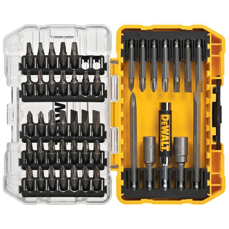 Juego de puntas de acero para taladrar DEWALT (45 piezas) - DW2166