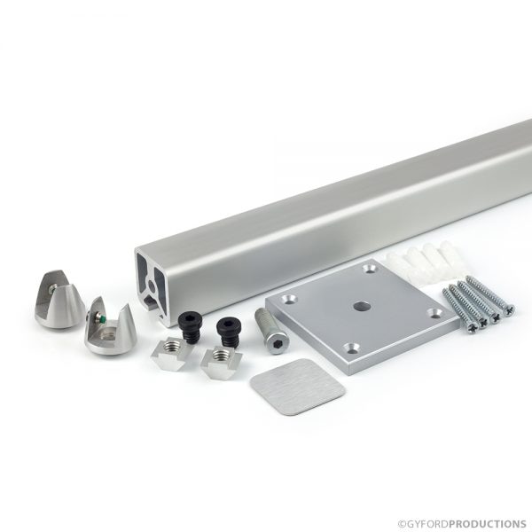 Gyford Décor Single Blade Sign Hardware Kit for 1/2" Thick Sign Material (plastic not included) - SLK-BL-500