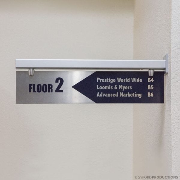 Gyford Décor Single Blade Sign Hardware Kit for 1/2" Thick Sign Material (plastic not included) - SLK-BL-500