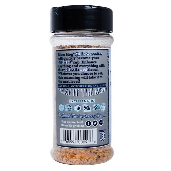 Blues Hog Blues Hog All-Purpose Seasoning 6 oz - 90807