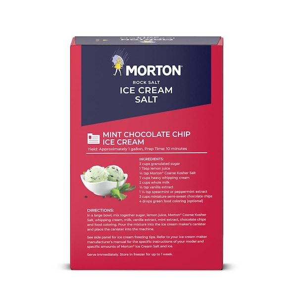 Morton Salt Morton Ice Cream Salt 4 lb Boxed Concentrated - F142130000B
