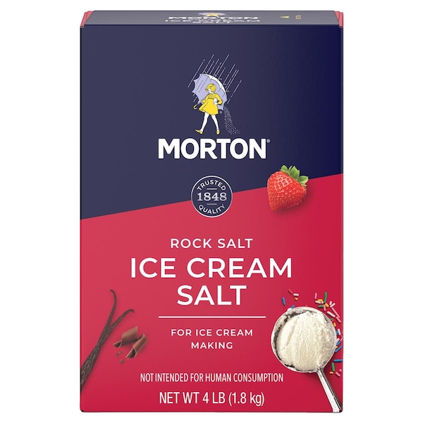 Morton Salt Morton Ice Cream Salt 4 lb Boxed Concentrated - F142130000B