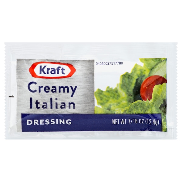 Kraft Kraft Creamy Italian Dressing .437 oz. Pouch, PK200 - 10021000663733
