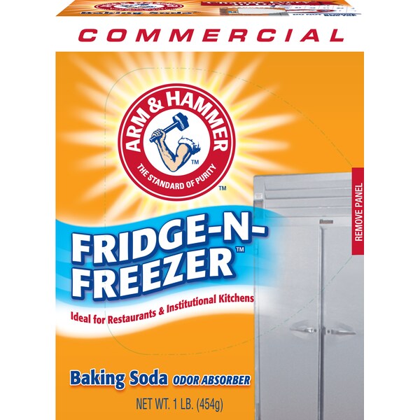 Commodity Baking Soda Arm & Hammer Fridge-N-Freezer Baking Soda 16 oz. Box, PK12 - 3320084011
