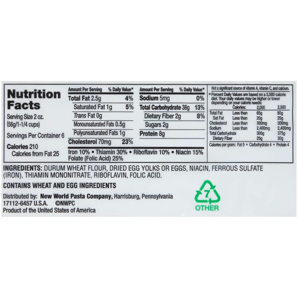 Light N Fluffy 12 oz. Light N Fluffy Med Egg Noodle, PK12 - 900219