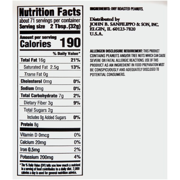 Fisher Fisher Natural Creamy Peanut Butter 80 oz., PK3 - P28204