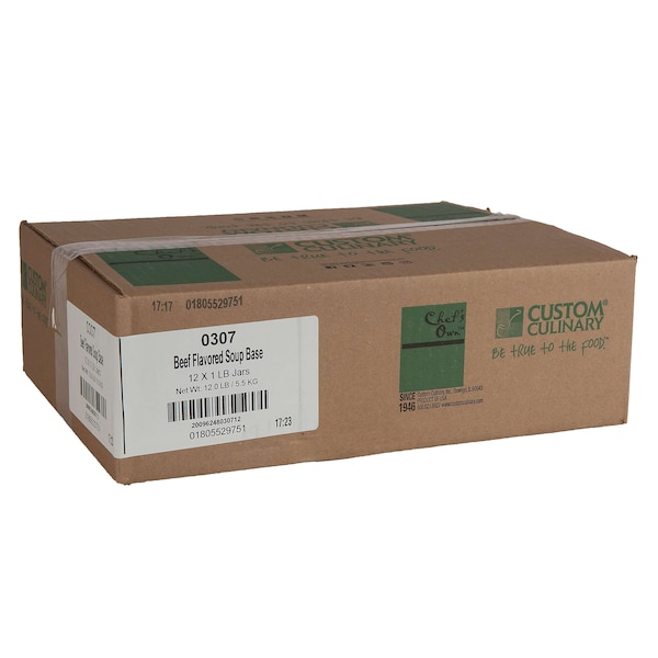 Chefs Own Chef's Own Beef Flavor Granular Base 1lbs, PK12 - 03072ICFP