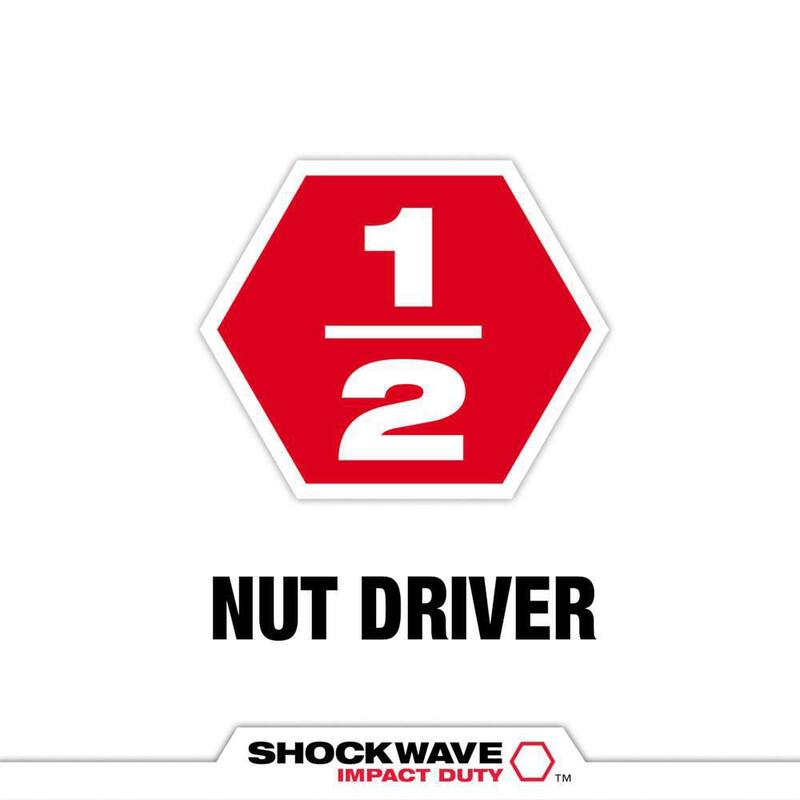 Milwaukee SHOCKWAVE Impact Duty 1/2 pulg. x 6 pulg. Cabezal magnético de acero de aleación para tuercas (paquete de 1) - 49-66-4587
