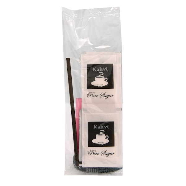 Vistapak Industries Condiment Kit Kahvi, Economy, 500PK - C550KA