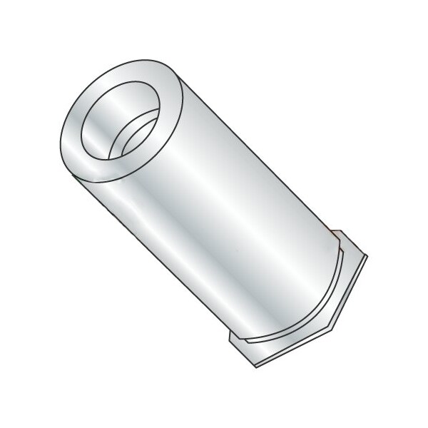 Newport Fasteners Round Standoffs, #8-32 Thrd Sz, 5/8 in Bd L, Steel Zinc, 1000 PK - 827943