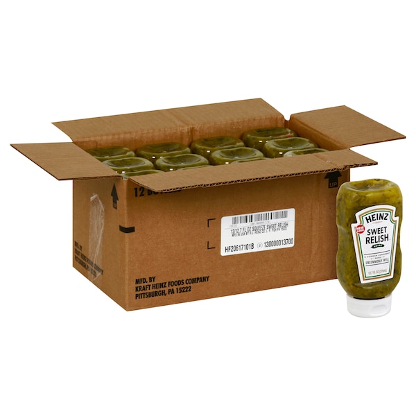 Heinz Heinz Easy Squeeze Sweet Relish 12.7 fl. oz., PK12 - 10013000001370