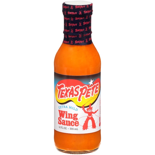 Texas Pete Texas Pete Extra Mild Wing Sauce 12 oz. Bottles, PK12 - 1.10103