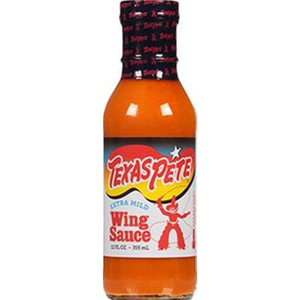 Texas Pete Texas Pete Extra Mild Wing Sauce 12 oz. Bottles, PK12 - 1.10103