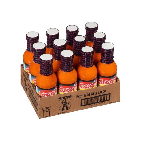 Texas Pete Texas Pete Extra Mild Wing Sauce 12 oz. Bottles, PK12 - 1.10103