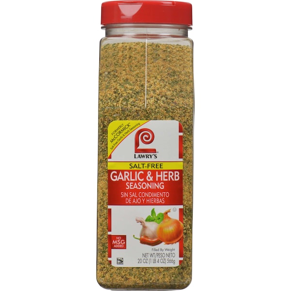 Lawrys Lawry's Garlic & Herb Seasoning 20 oz., PK6 - 900498766