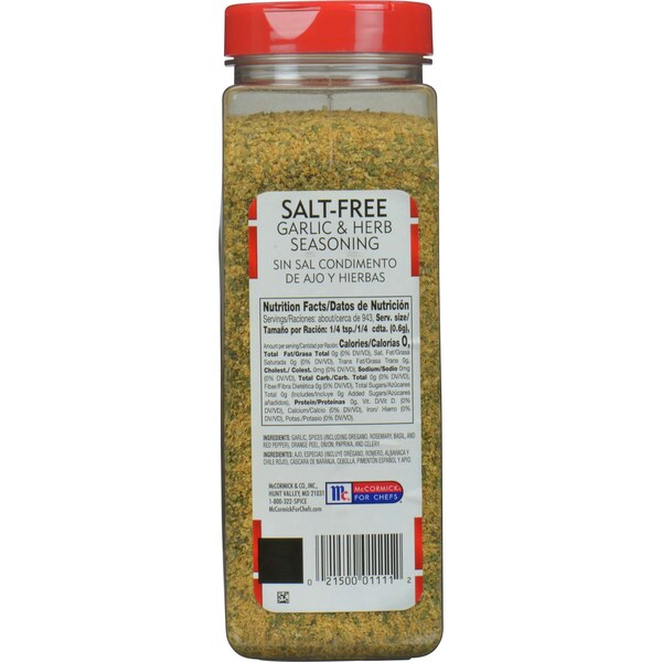 Lawrys Lawry's Garlic & Herb Seasoning 20 oz., PK6 - 900498766