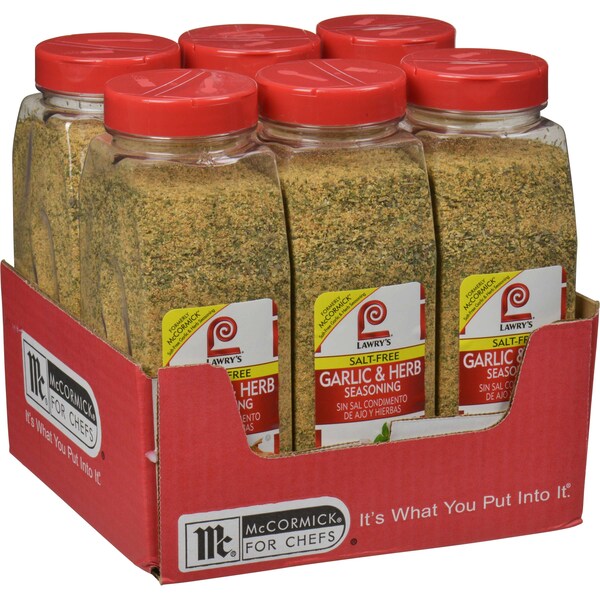 Lawrys Lawry's Garlic & Herb Seasoning 20 oz., PK6 - 900498766
