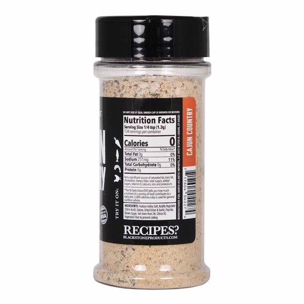 Blackstone Blackstone Cajun Country Seasoning BBQ Seasoning 5.8 oz - 4227