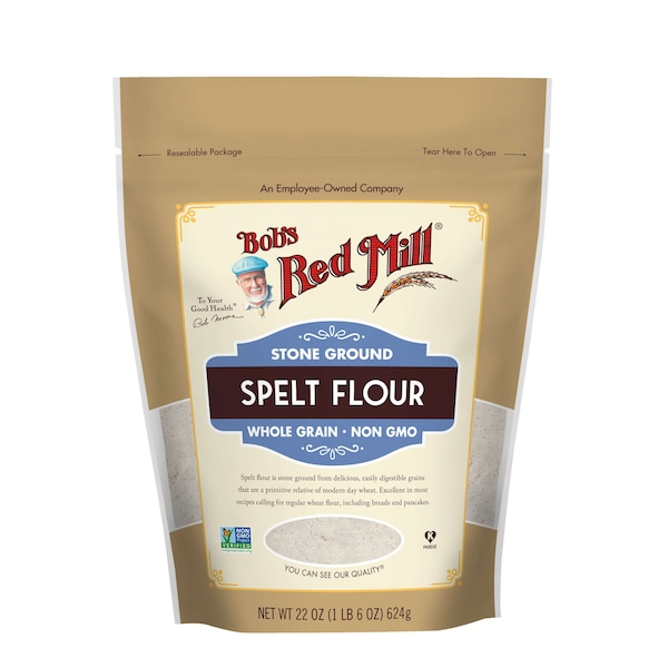 Bobs Red Mill Natural Foods Bob's Red Mill Spelt Flour 22 oz. Pouches, PK4 - 2513S224