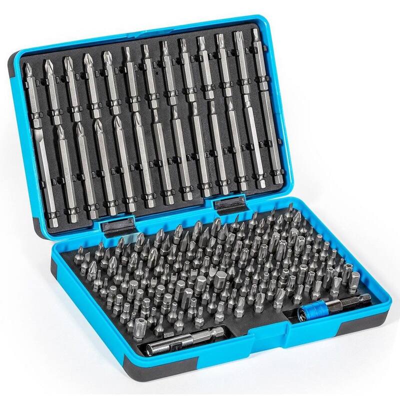 Set de puntas de atornillador de acero de alta resistencia de 1/4 pulgadas XtremepowerUS (148 piezas) - 33808