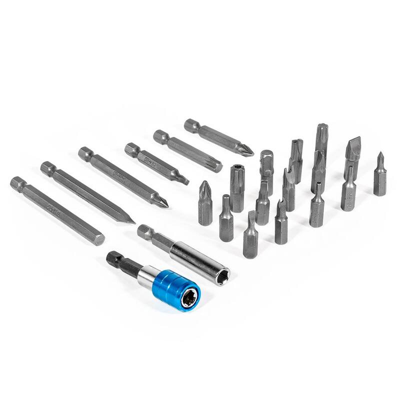 Set de puntas de atornillador de acero de alta resistencia de 1/4 pulgadas XtremepowerUS (148 piezas) - 33808