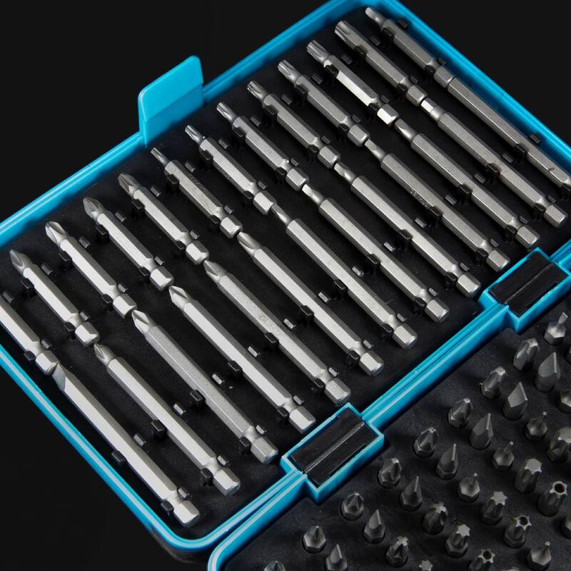 Set de puntas de atornillador de acero de alta resistencia de 1/4 pulgadas XtremepowerUS (148 piezas) - 33808