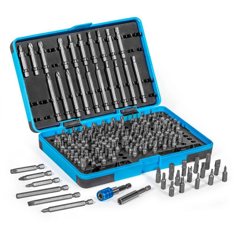 Set de puntas de atornillador de acero de alta resistencia de 1/4 pulgadas XtremepowerUS (148 piezas) - 33808