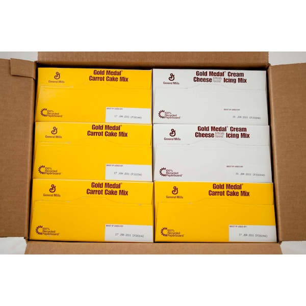 Gold Medal Baking Mixes Carrot Cake & Cream Cheese Icing Mix 4.96lbs, PK6 - 16000-11129