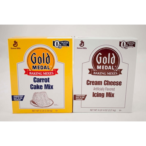 Gold Medal Baking Mixes Carrot Cake & Cream Cheese Icing Mix 4.96lbs, PK6 - 16000-11129