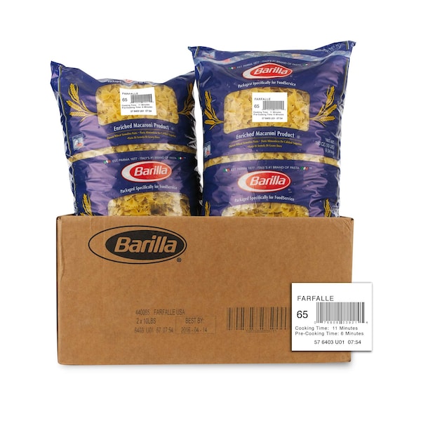 Barilla Barilla Farfalle Pasta 160 oz., PK2 - 1000440065