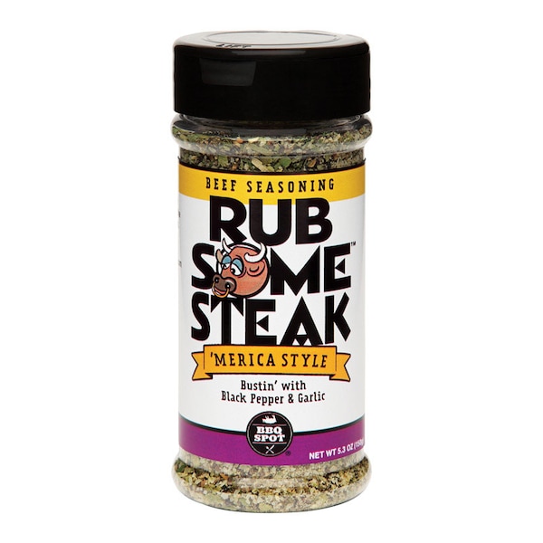 Bbq Spot Rub Some Steak Black Pepper & Garlic Seasoning Rub 5.6 oz - OW85330