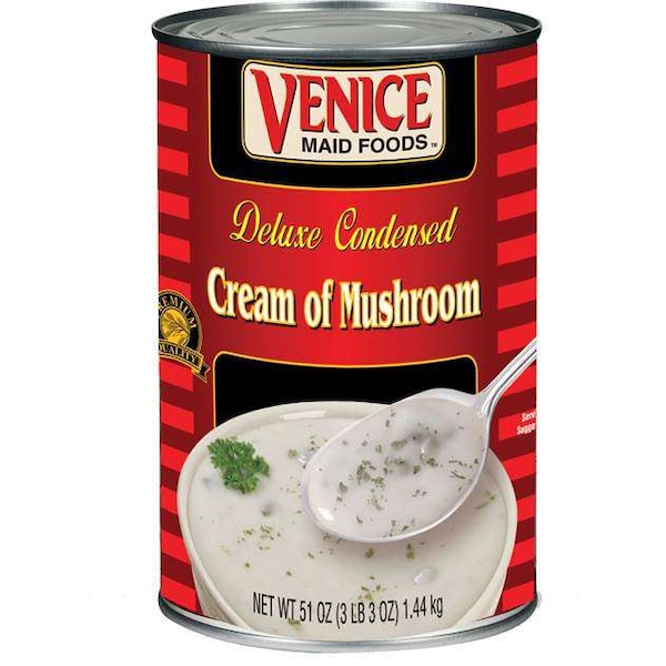 Venice Maid Cream Of Mushroom Soup 51 oz., PK12 - 1015